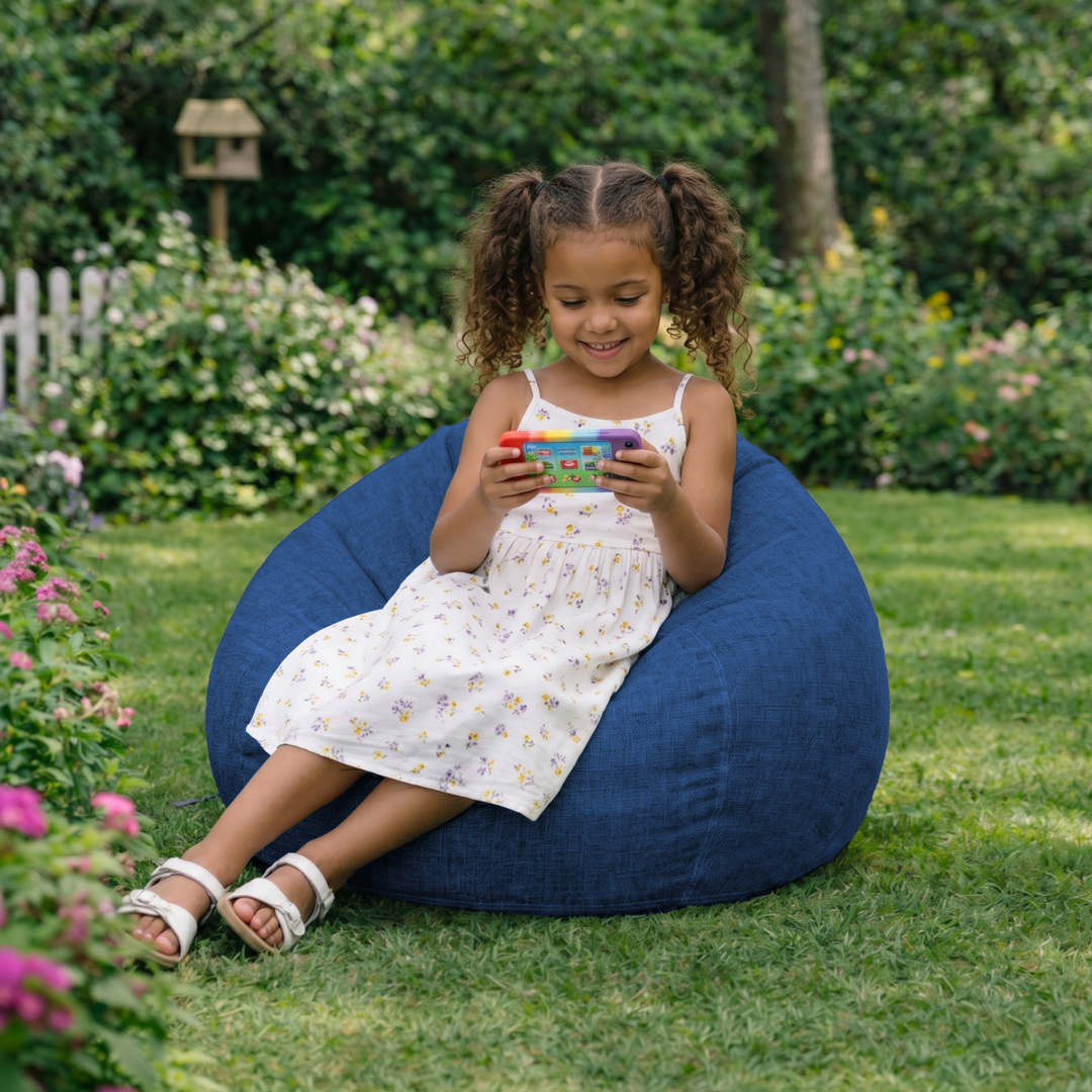 Pouf a Sacco Sfoderabile - 80x70 Cm