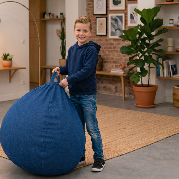 Pouf a Sacco Sfoderabile - 80x70 Cm
