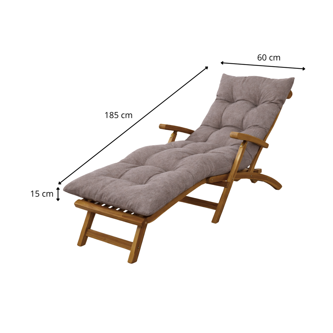 Cuscino per lettino prendisole - 185x60x15 cm