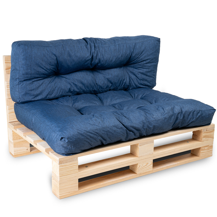 Set cuscini per pallet seduta/schienale