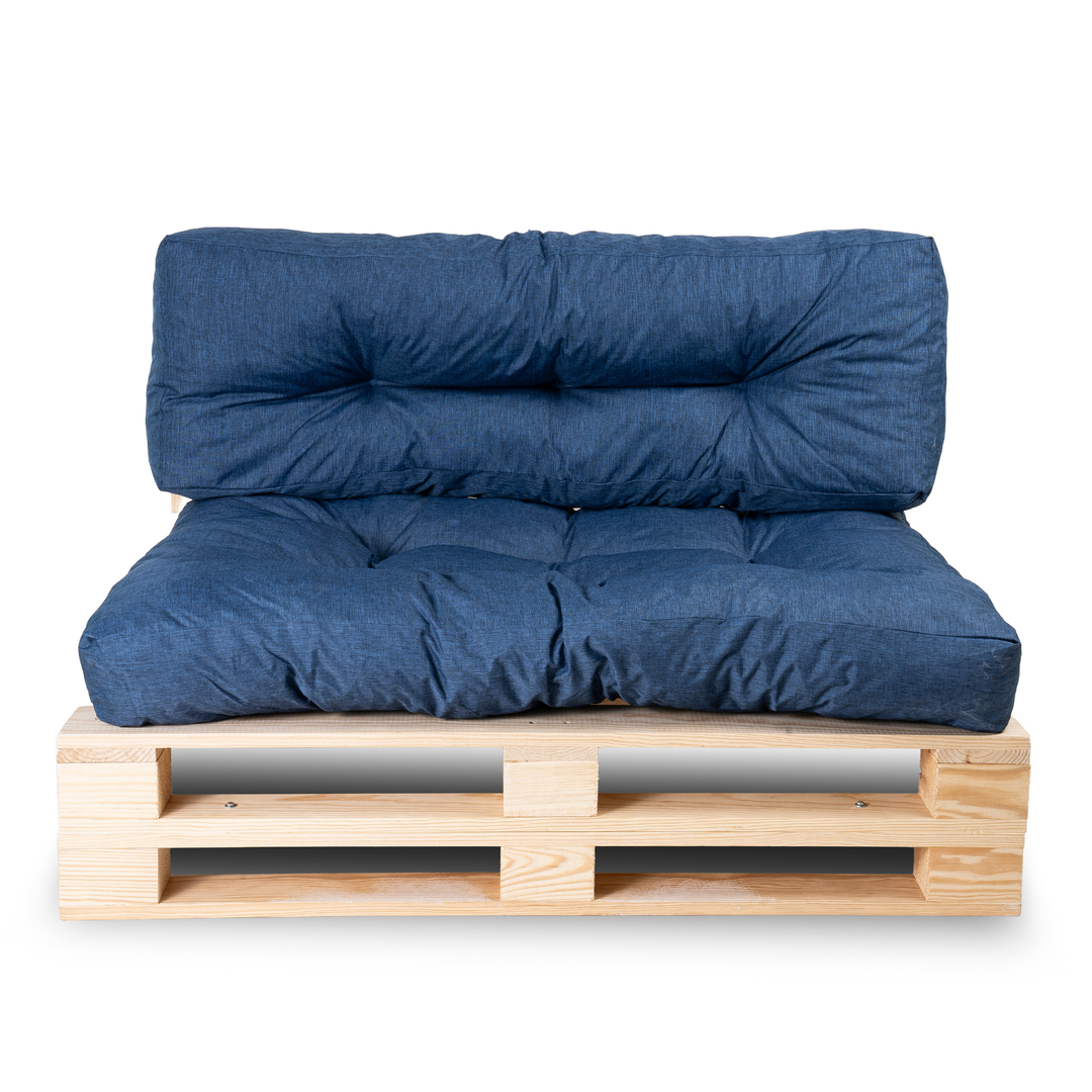Set cuscini per pallet seduta/schienale