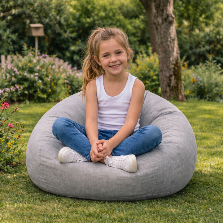 Pouf a Sacco Sfoderabile - 80x70 Cm