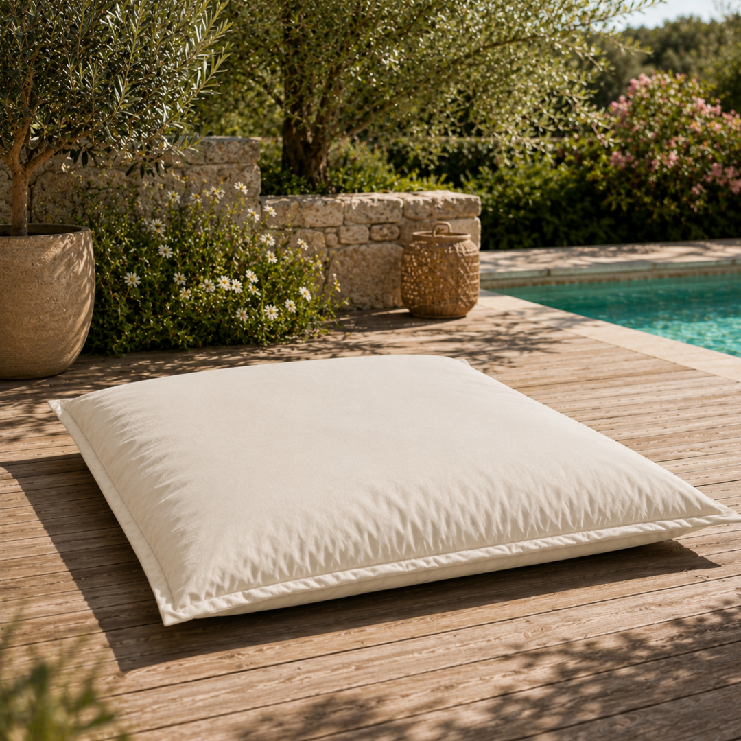 Pouf da esterno impermeabile sfoderabile anti-UV - 120x160 cm