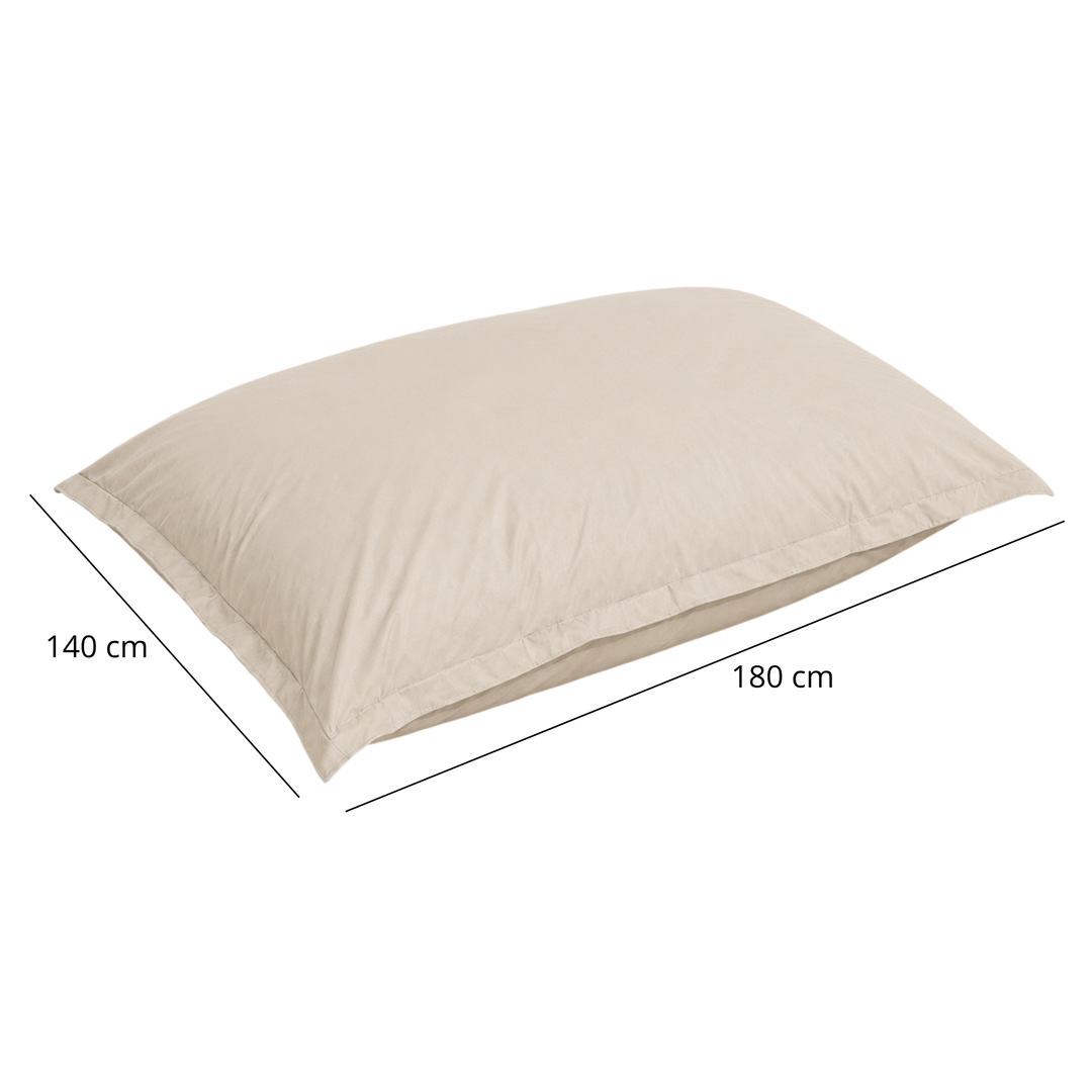 Fodera per Pouf da Esterno Impermeabile Anti-UV - 140x180 Cm
