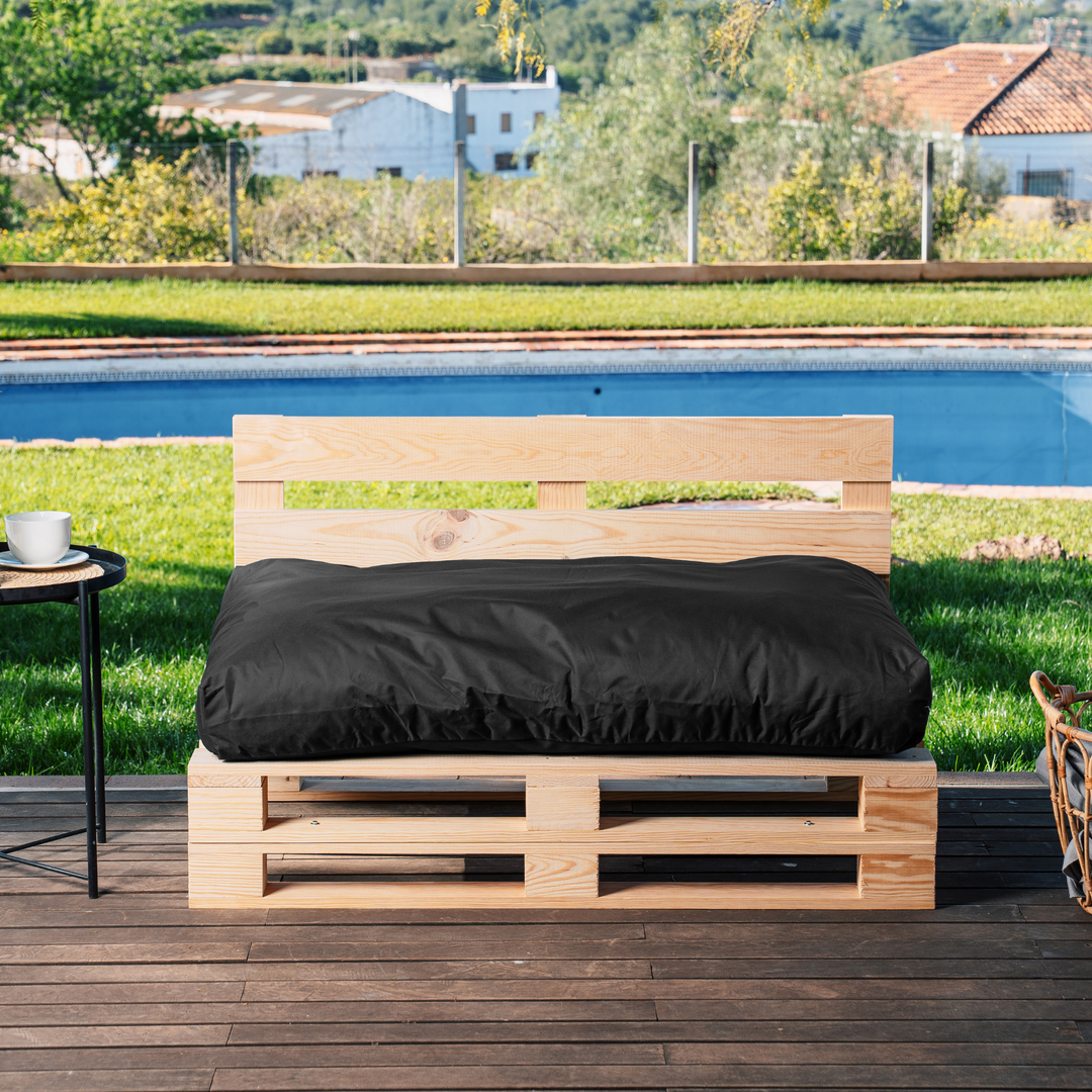 Cuscino per Pallet Sfoderabile Impermeabile - Seduta 120x80 Cm