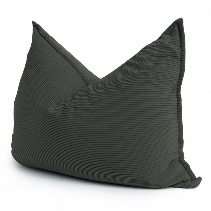 Pouf in velluto a coste sfoderabile - 140x180 cm