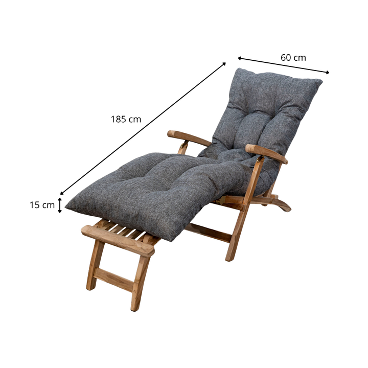 Cuscino per lettino prendisole - 185x60x15 cm
