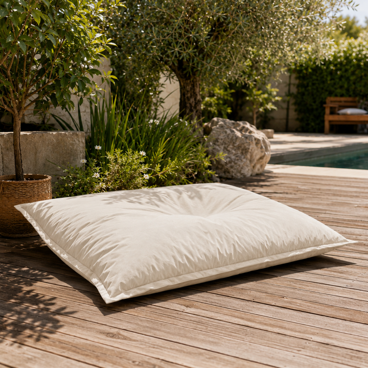 Pouf da esterno impermeabile sfoderabile anti-UV - 120x160 cm