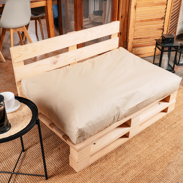 Cuscino per Pallet Sfoderabile Impermeabile - Seduta 120x80 Cm