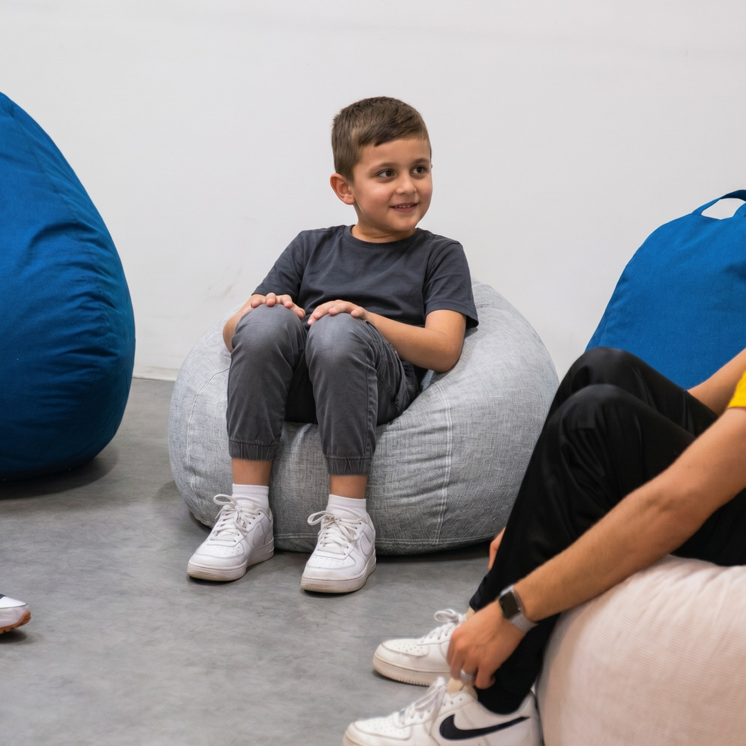Pouf a Sacco Sfoderabile - 80x70 Cm