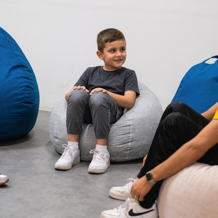Pouf a Sacco Sfoderabile - 80x70 Cm