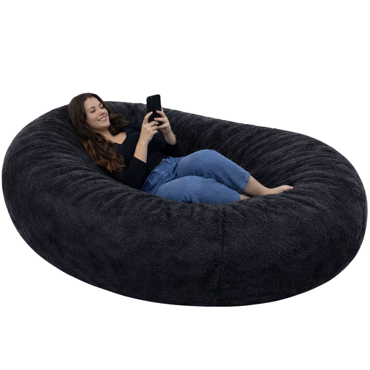 Pouf lungo gigante sfoderabile - Pelliccia - 160 cm