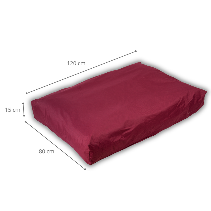 Cuscino per Pallet Sfoderabile Impermeabile - Seduta 120x80 Cm