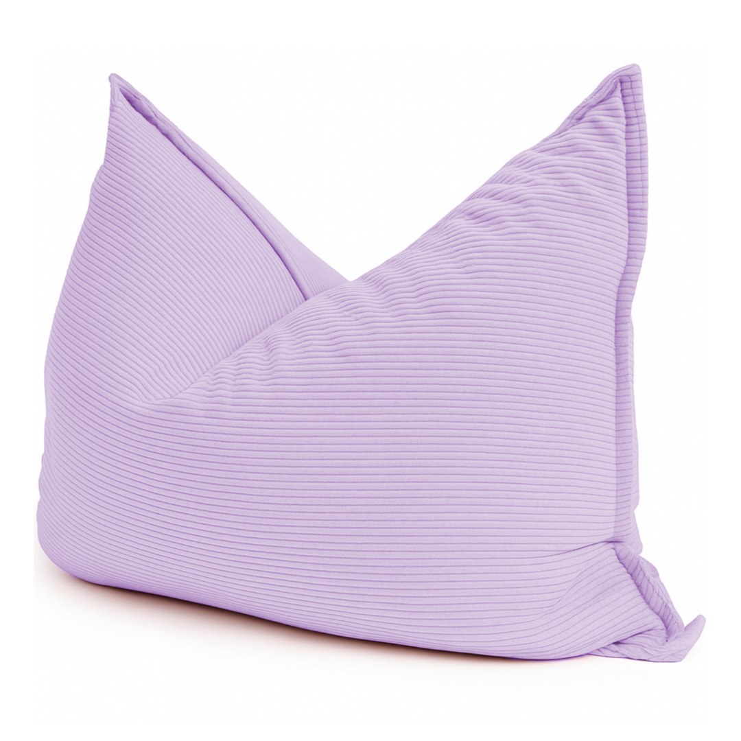 Pouf in velluto a coste sfoderabile - 140x180 cm