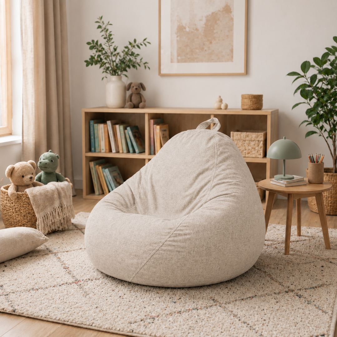 Pouf a Sacco Sfoderabile - 80x70 Cm