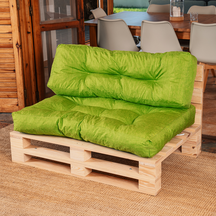 Set cuscini per pallet seduta/schienale