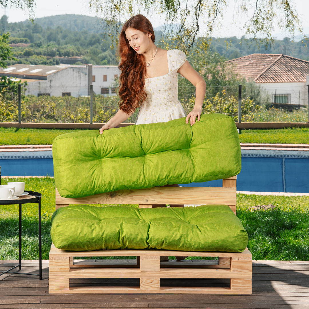 Set cuscini per pallet seduta/schienale