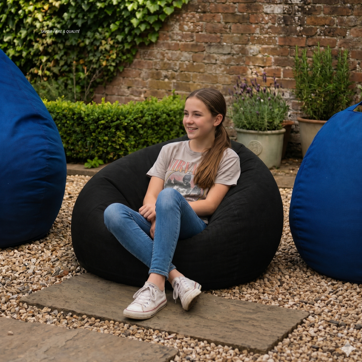 Pouf a Sacco Sfoderabile - 105x85 Cm