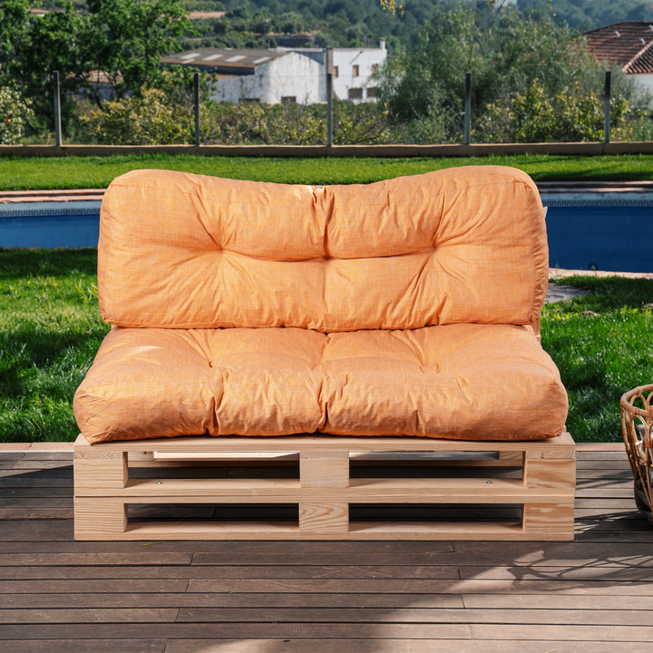 Set cuscini per pallet seduta/schienale