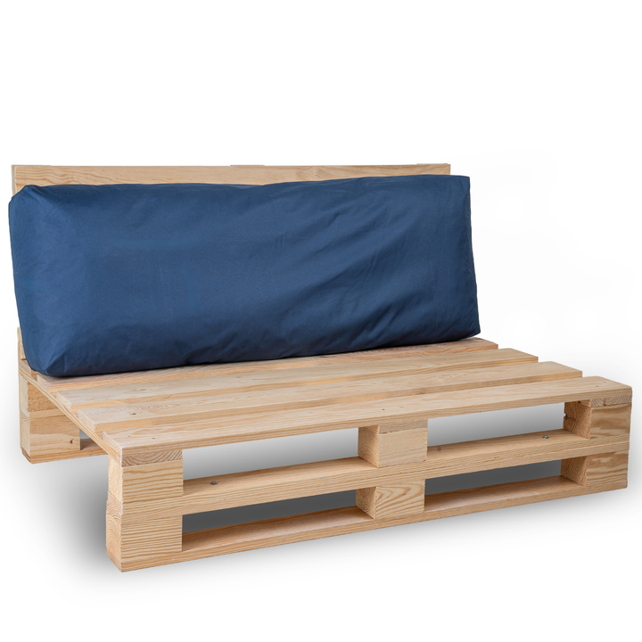 Cuscino per Pallet Sfoderabile Impermeabile - Schienale 120x40 Cm
