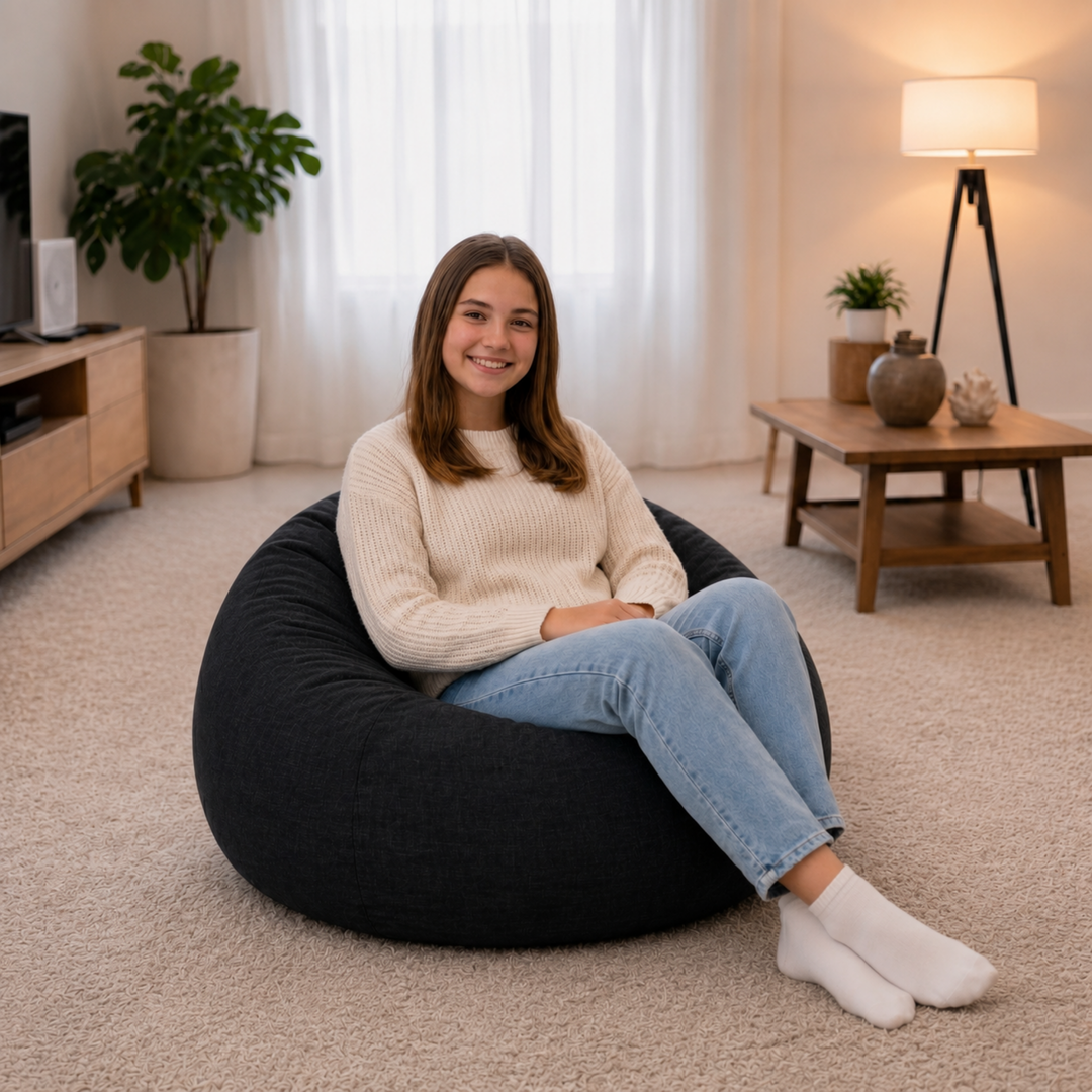 Pouf a Sacco Sfoderabile - 105x85 Cm