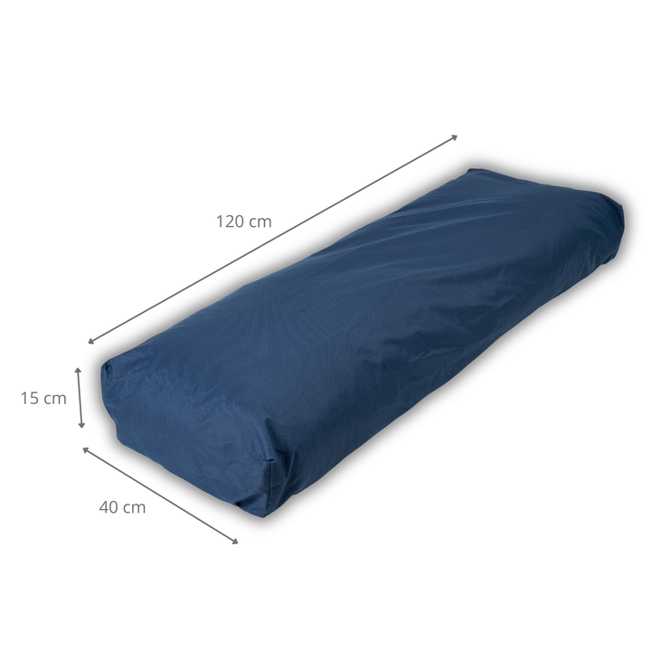 Cuscino per Pallet Sfoderabile Impermeabile - Schienale 120x40 Cm