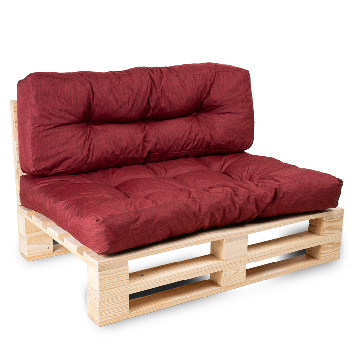 Set cuscini per pallet seduta/schienale