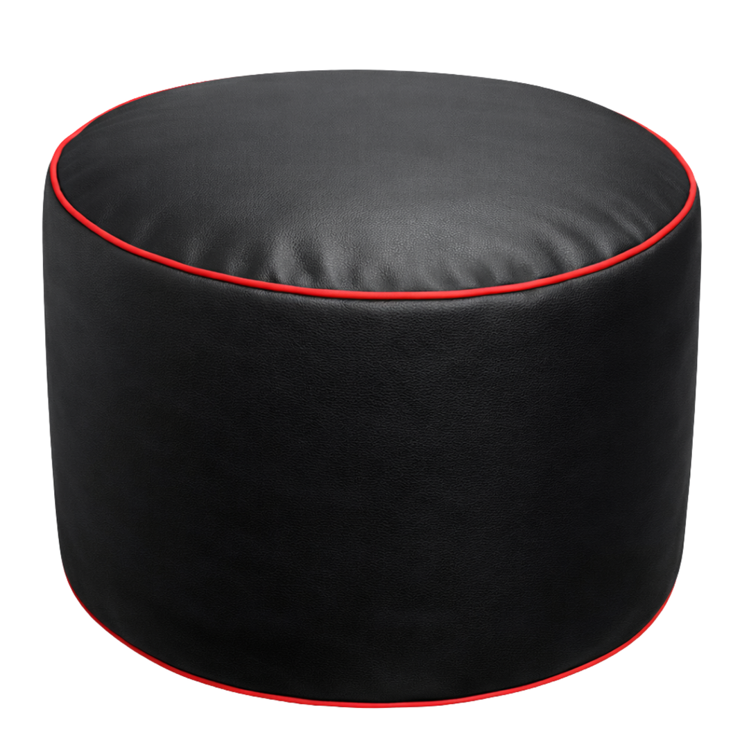 Pouf da gaming in similpelle - 100x110 cm + poggiapiedi