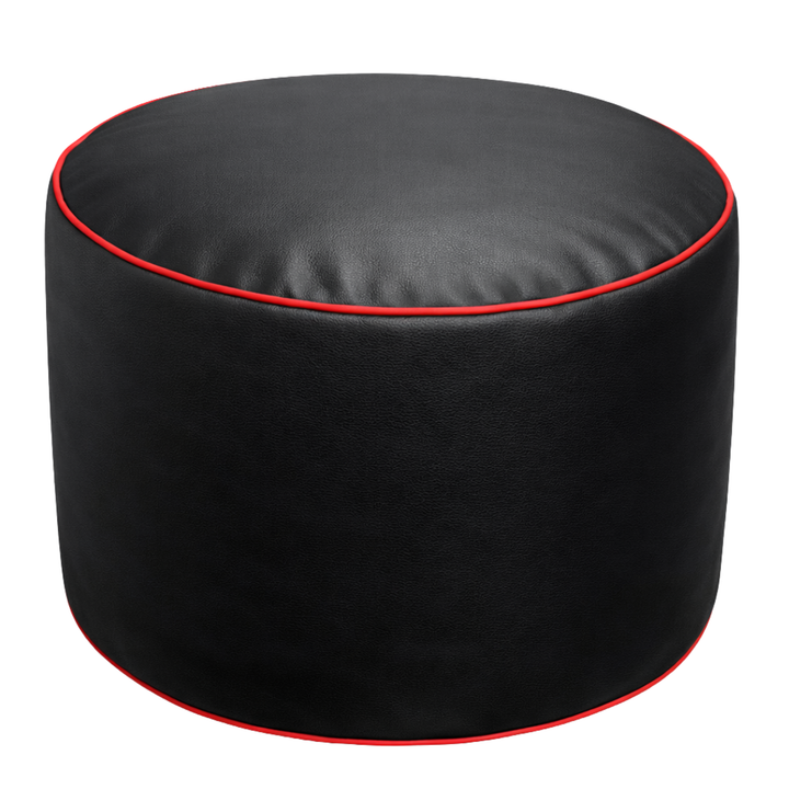 Pouf da gaming in similpelle - 100x110 cm + poggiapiedi