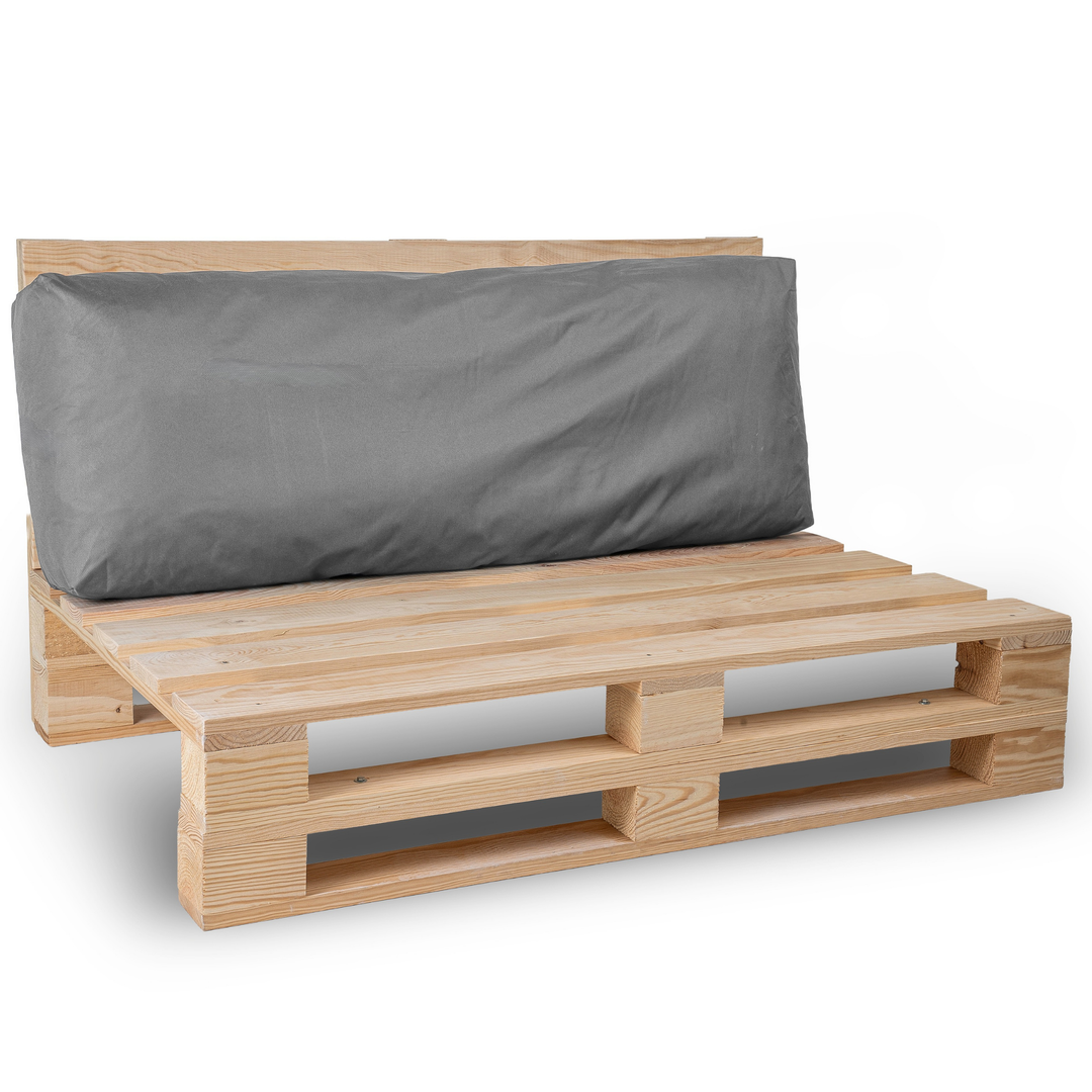 Cuscino per Pallet Sfoderabile Impermeabile - Schienale 120x40 Cm