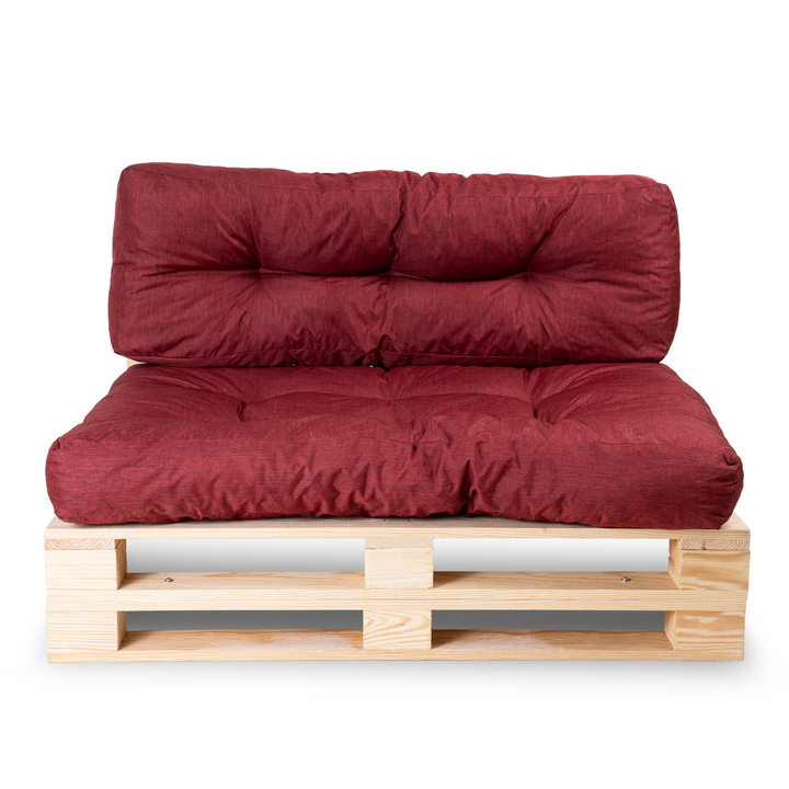 Set cuscini per pallet seduta/schienale