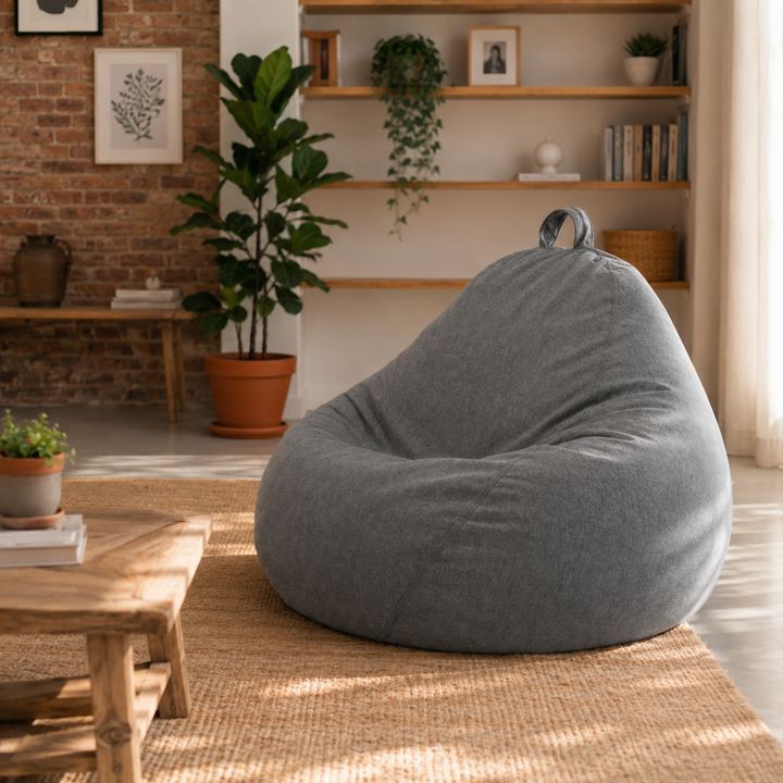 Pouf a Sacco Sfoderabile - 105x85 Cm