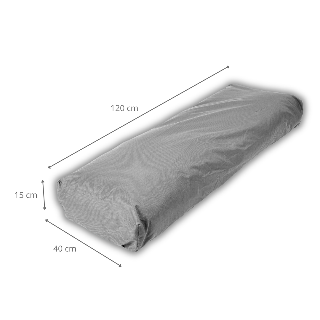 Cuscino per Pallet Sfoderabile Impermeabile - Schienale 120x40 Cm