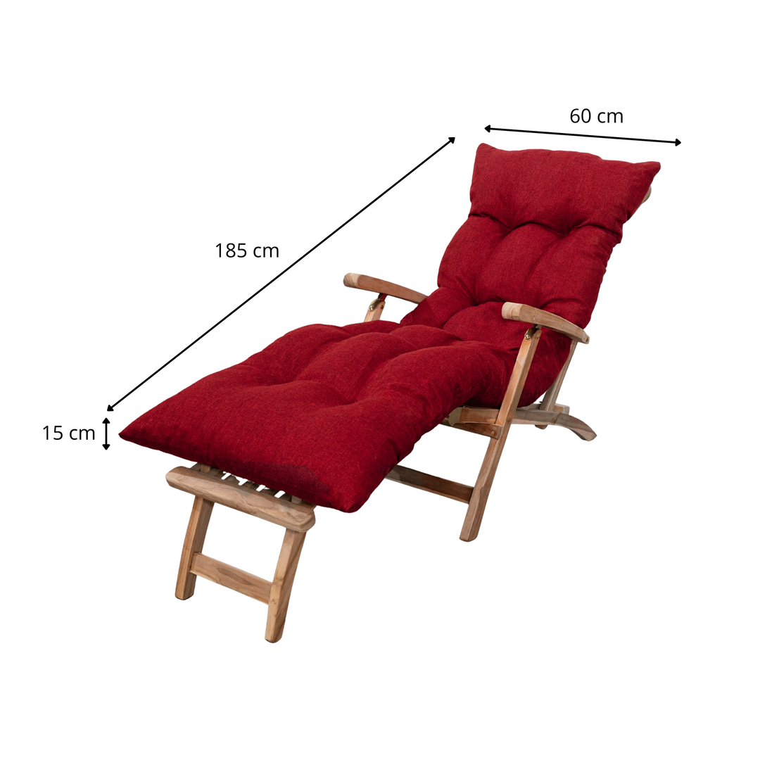 Cuscino per lettino prendisole - 185x60x15 cm