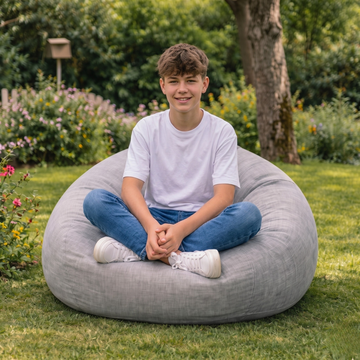 Pouf a Sacco Sfoderabile - 105x85 Cm