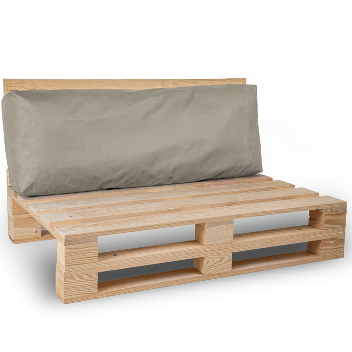 Cuscino per Pallet Sfoderabile Impermeabile - Schienale 120x40 Cm