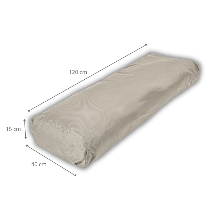 Cuscino per Pallet Sfoderabile Impermeabile - Schienale 120x40 Cm
