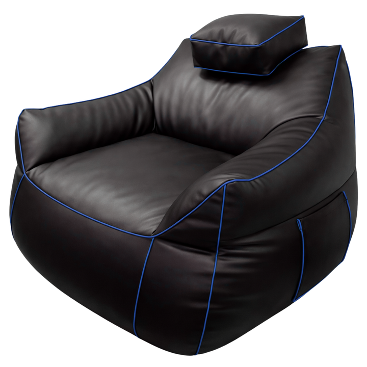 Pouf da gaming in similpelle - 100x110 cm + poggiapiedi