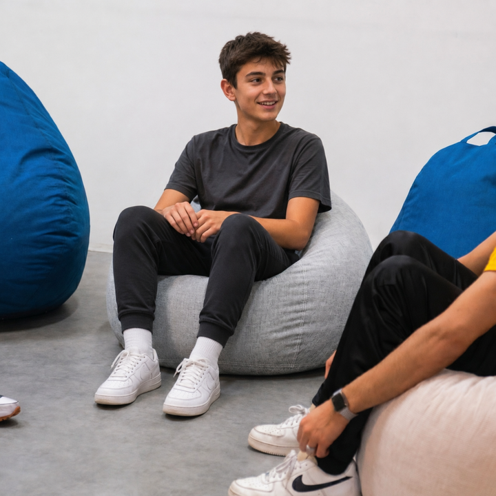 Pouf a Sacco Sfoderabile - 105x85 Cm