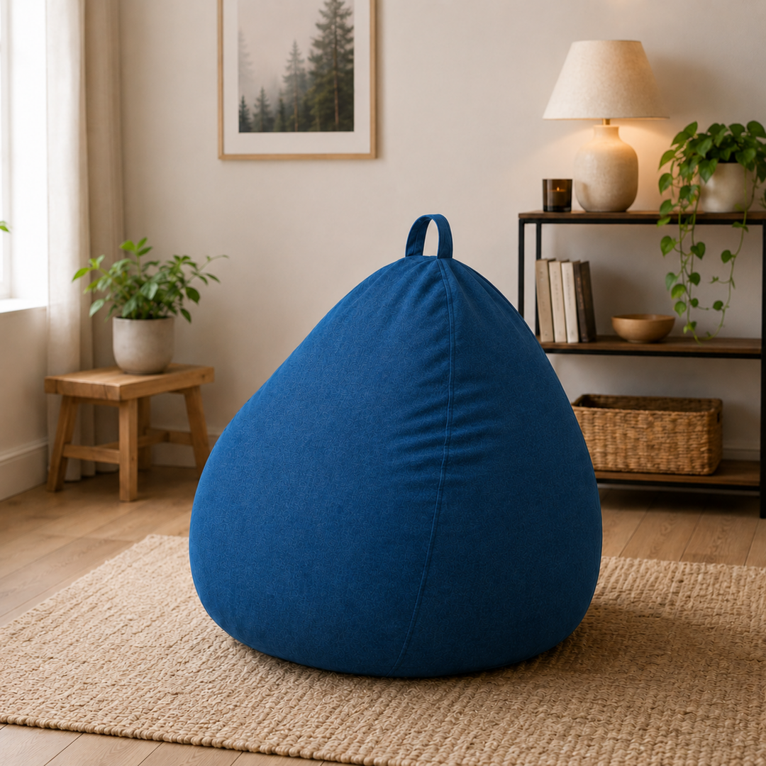 Pouf a Sacco Sfoderabile - 105x85 Cm