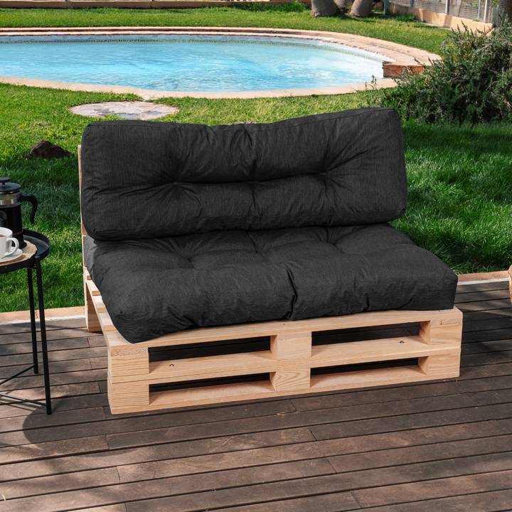 Set cuscini per pallet seduta/schienale