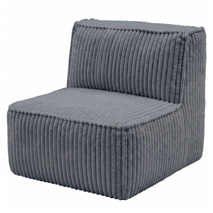 Modulo centrale sfoderabile - Per divano modulare - Velluto a coste - 90x82 cm