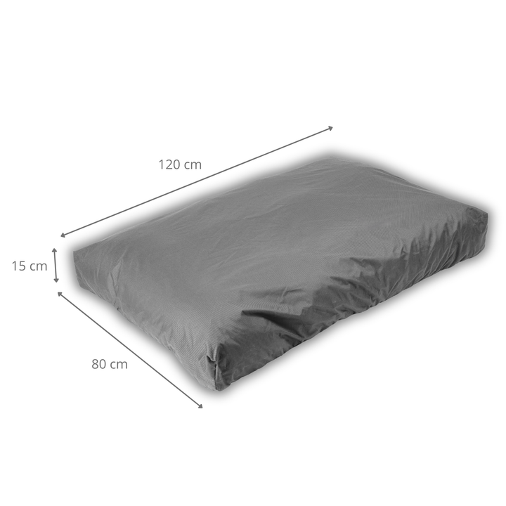 Cuscino per Pallet Sfoderabile Impermeabile - Seduta 120x80 Cm