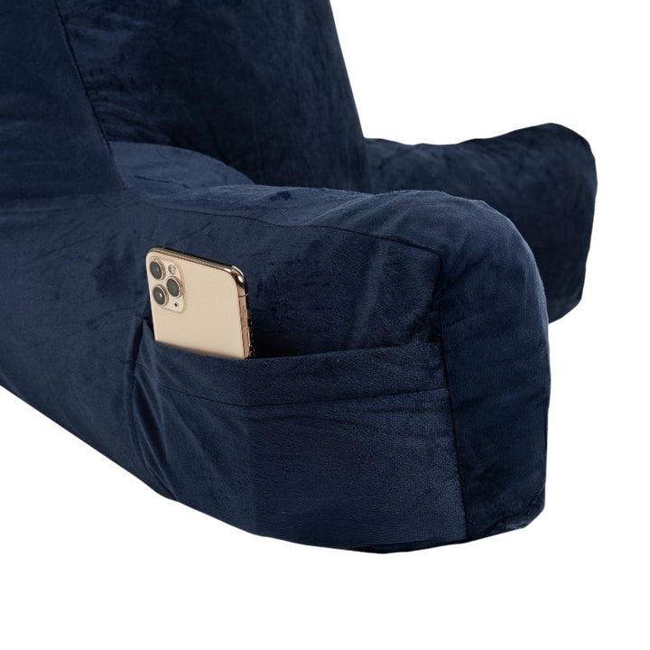 Cuscino da lettura sfoderabile in velluto