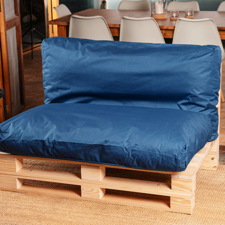 Cuscino per Pallet Sfoderabile Impermeabile - 120x60 Cm
