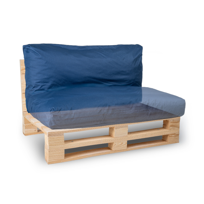 Cuscino per Pallet Sfoderabile Impermeabile - 120x60 Cm