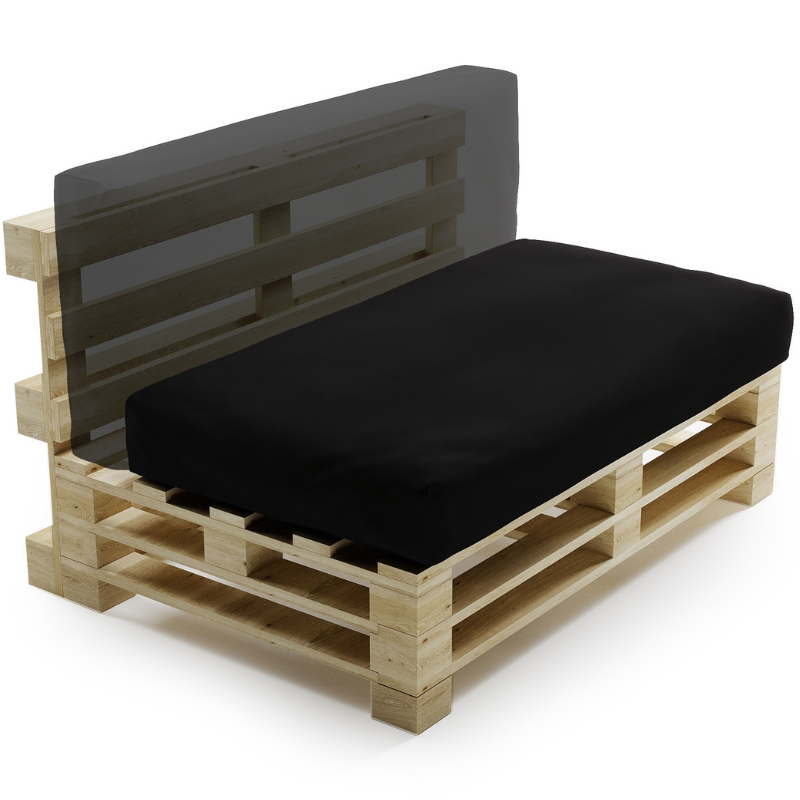 Cuscino per Pallet Sfoderabile Impermeabile - 120x60 Cm