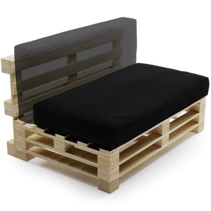 Cuscino per Pallet Sfoderabile Impermeabile - 120x60 Cm