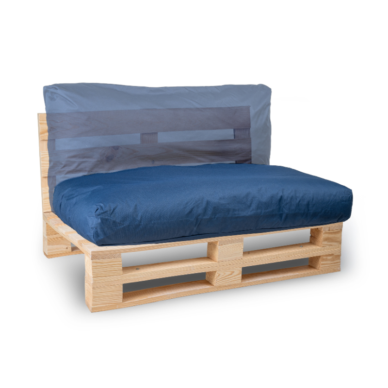 Cuscino per Pallet Sfoderabile Impermeabile - 120x60 Cm