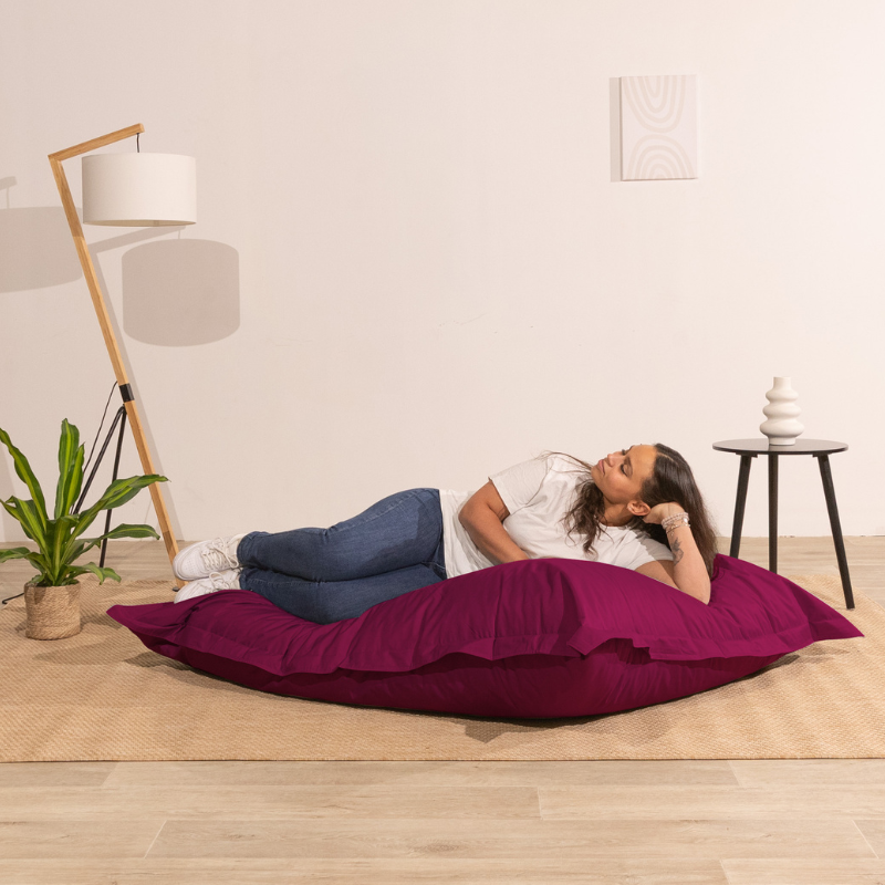 Fodera per Pouf da Esterno Impermeabile Anti-UV - 140x180 Cm